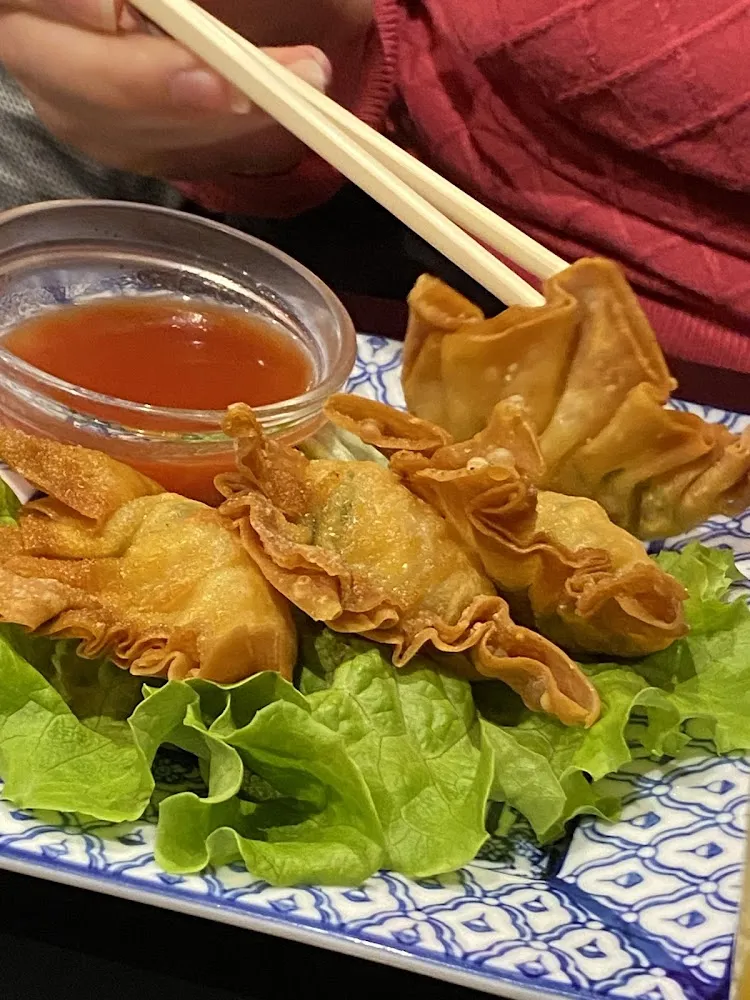 Raviolis Aux Crevettes Frits